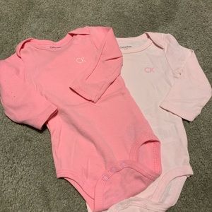 Calvin Klein long sleeve bodysuits